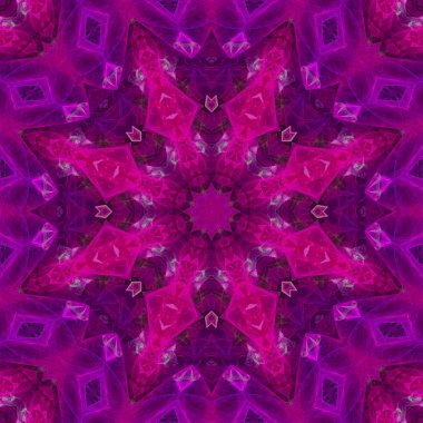 Mandala kaleydoskop, Soyut Dijital tasarım, oryantal fantezi