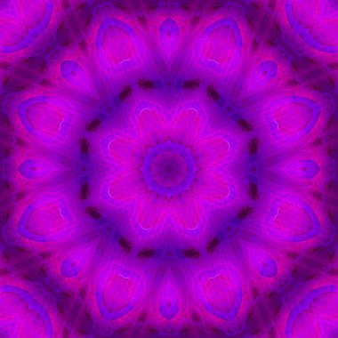 Mandala kaleydoskop, Soyut Dijital tasarım, oryantal fantezi