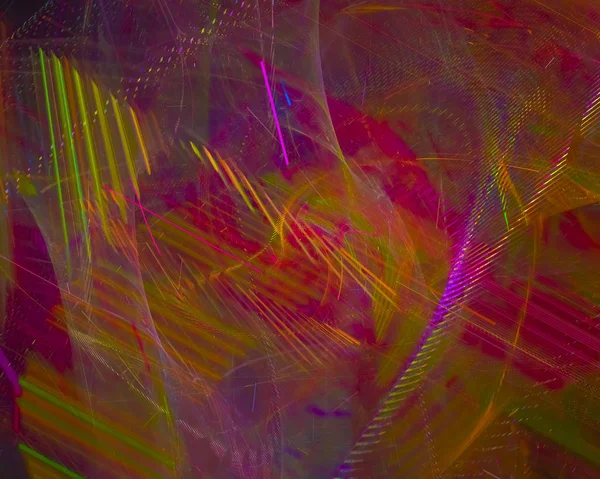 Abstracte Digitale Fractal Mooi Design Disco Partij — Stockfoto