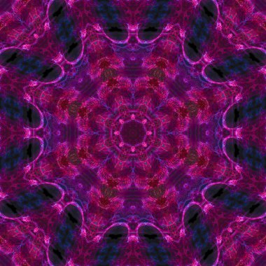 kaleydoskop Soyut Dijital Tasarım mandala