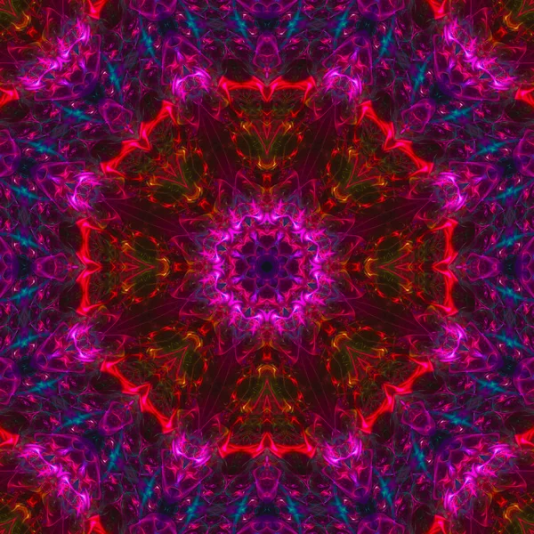 Kaleidoscope Abstract Digital Design Mandala — Stock Photo, Image