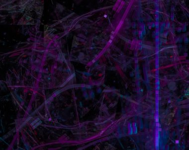 Fraktal Soyut Dijital, güzel tasarım, disko zerafet