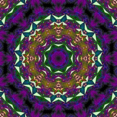 Soyut Dijital kaleydoskop güzel tasarım, Arapça