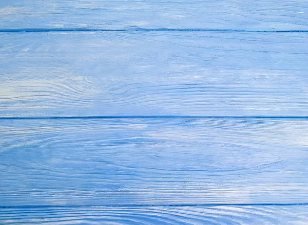 Azul Pintado Velho Fundo Madeira — Fotografia de Stock