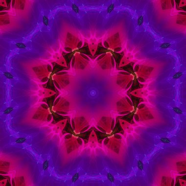 Soyut Dijital mandala mozaik, oryantal, Arapça