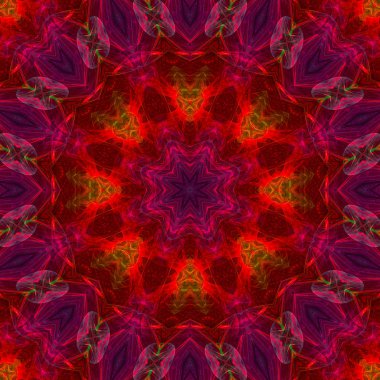 Soyut Dijital mandala mozaik, oryantal, Arapça