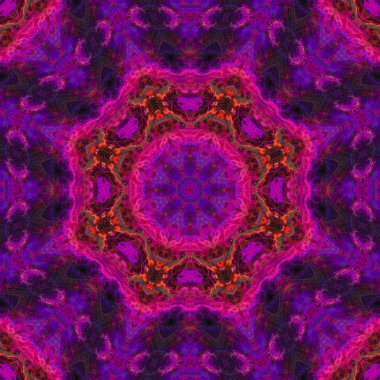 Soyut Dijital kaleydoskop, mandala