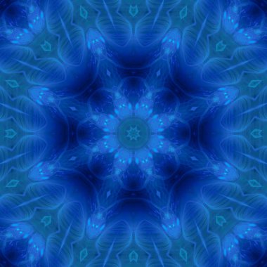 Soyut Dijital kaleydoskop, mandala