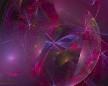 Soyut Dijital fraktal, sihirli tasarım, parti