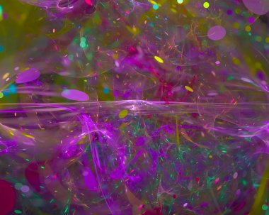 Soyut Dijital fraktal tasarım, parti