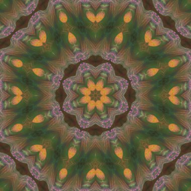 Soyut Dijital kaleydoskop, mandala
