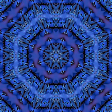 Mandala dijital soyutlama tasarım