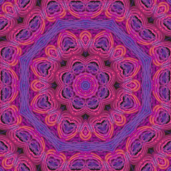 Mandala Digital Abstraction Design — Stock Photo, Image