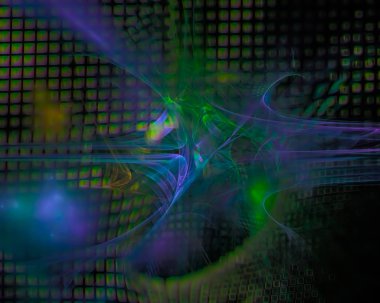 Soyut Dijital fraktal, güzel arka plan tasarımı, parti