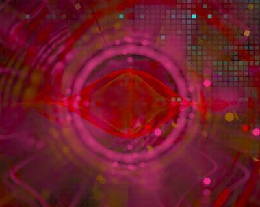 Soyut güzel fraktal, fantezi tasarım, parti