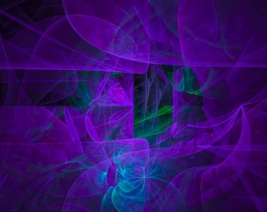 Fraktal dijital soyut, fantezi 