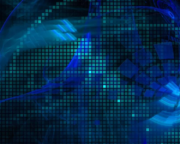 Fraktal dijital soyut, fantezi 