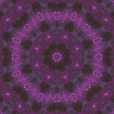 Soyut Dijital kaleydoskop mandala