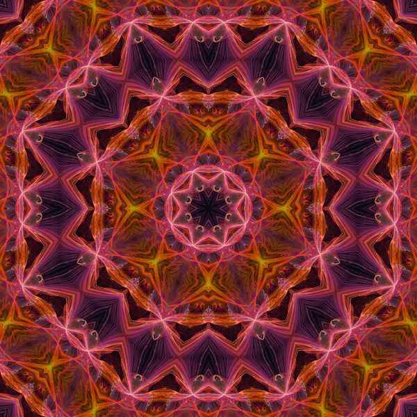 Mandala Caleidoscopio Digital Abstracto —  Fotos de Stock