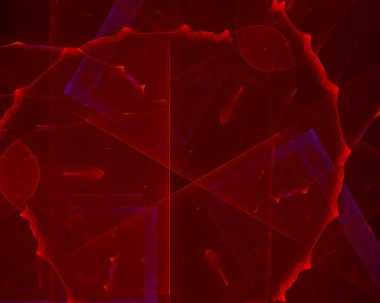 Absract dijital fraktal, fantezi tasarım