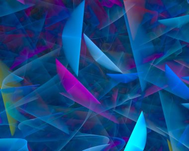 Soyut Fraktal, fantezi tasarım, parti