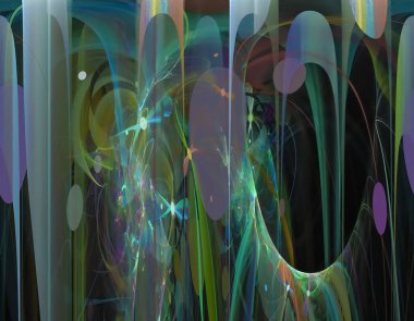 Dijital fraktal fantezi tasarlamak, disko girdap