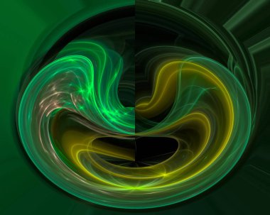 Soyut Dijital fraktal, bilgisayar tasarım