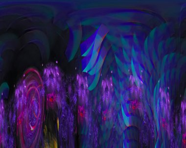 Soyut Dijital fraktal, bilgisayar tasarım