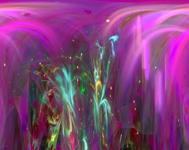 Soyut Dijital fraktal, fantezi tasarım