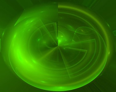 Soyut Dijital fraktal, fantezi tasarım kaos, şekil, gece