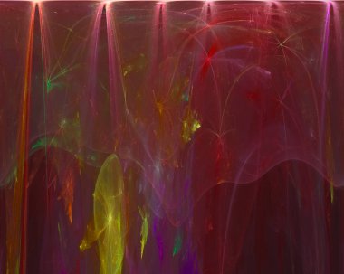 Soyut Dijital fraktal modern,