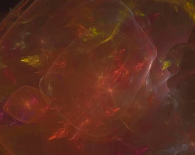 Soyut Dijital fraktal fantezi