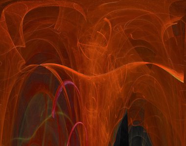 Soyut Dijital fraktal fantezi