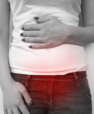 Kız karın ağrısı belirti