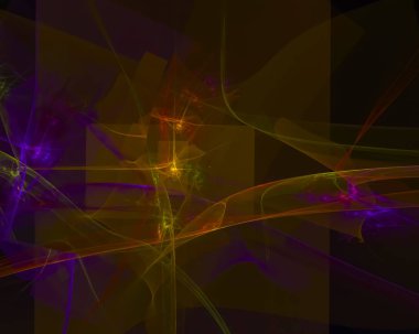 ışık, grafik, soyut, fantezi, arka plan, dijital, fraktal