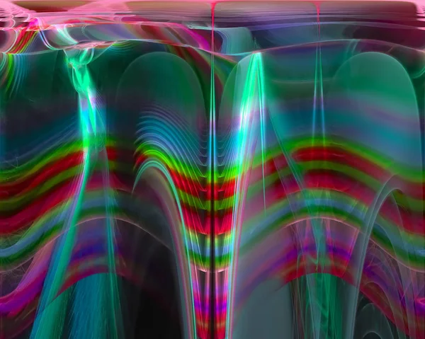 Işık Grafik Soyut Fantezi Arka Plan Dijital Fraktal — Stok fotoğraf