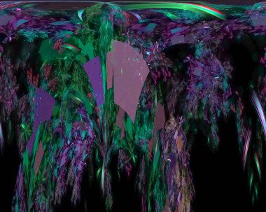 Soyut Dijital fraktal, fantezi tasarım