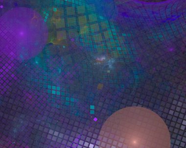 Soyut Dijital fraktal, fantezi tasarım