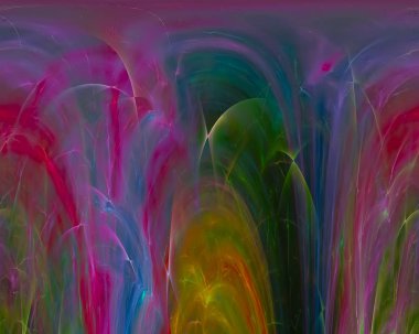 Absract dijital fraktal, güzel tasarım