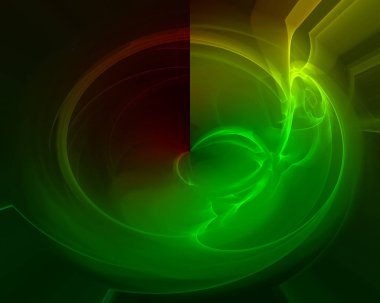 Soyut Dijital fraktal, fantezi tasarım