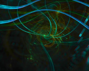 Soyut Dijital fraktal, fantezi tasarım