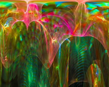 fraktal dijital güzel fantezi tasarlamak