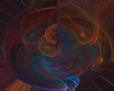 soyut fraktal dijital güzel fantezi tasarım alev