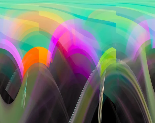 Abstract Fractal Digital Beautiful Fantasy Design Flame — Stock Photo, Image