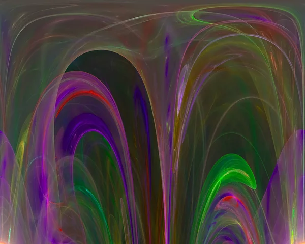 Abstract Fractal Digital Beautiful Fantasy Design Flame — Stock Photo, Image