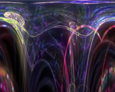 Soyut Dijital fraktal fantezi