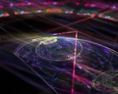 Soyut Dijital fraktal fantezi