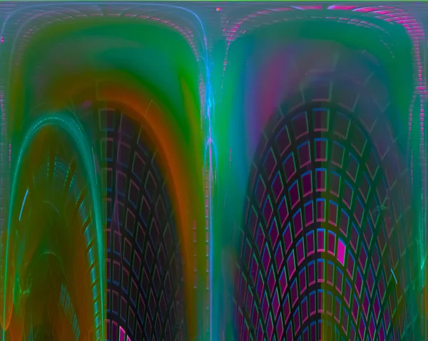 Abstract Digital Fractal Fantezie — Fotografie, imagine de stoc