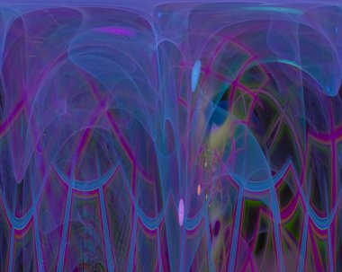 soyut dijital fraktal fantezi tasarım hayal