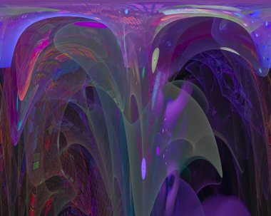 soyut dijital fraktal fantezi tasarım hayal